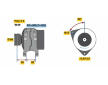 Alternátor BOSCH 0 124 515 099