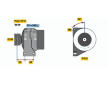 Alternátor BOSCH 0 124 525 029