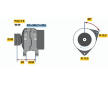Alternátor BOSCH 0 124 525 030