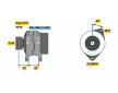 Alternátor BOSCH 0 124 525 046