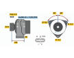 Alternátor BOSCH 0 124 555 002