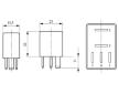 relé ventilátoru chlazení BOSCH 12V/30A MERCEDES