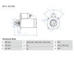 startér BOSCH VD 24V 4kW