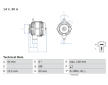 Alternátor BOSCH 0 986 037 271