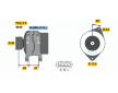 Alternátor BOSCH 0 986 040 471