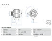 generátor BOSCH 0 986 041 480