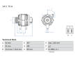Alternátor BOSCH 0 986 042 291