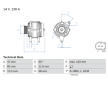 Alternátor BOSCH 0 986 042 820