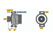 Alternátor BOSCH 0 986 043 660