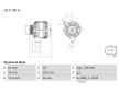 Alternátor BOSCH 0 986 044 490