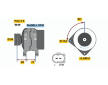 Alternátor BOSCH 0 986 045 251