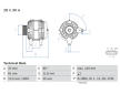 generátor BOSCH 0 986 047 410