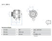 Alternátor BOSCH 0 986 048 400