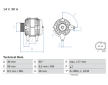 Alternátor BOSCH 0 986 049 101