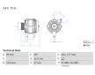 Alternátor BOSCH 0 986 049 131
