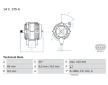 Alternátor BOSCH 0 986 049 181