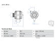 generátor BOSCH 0 986 049 410