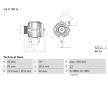 Alternátor BOSCH 0 986 049 610