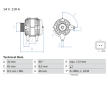 Alternátor BOSCH 0 986 080 330