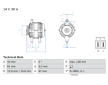 Alternátor BOSCH 0 986 080 430