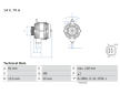 Alternátor BOSCH 0 986 082 300