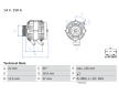 Alternátor BOSCH 0 986 082 400