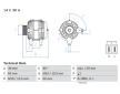 Alternátor BOSCH 0 986 083 480