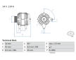 Alternátor BOSCH 0 986 083 980