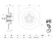 Brzdový kotouč BOSCH 0 986 479 F42