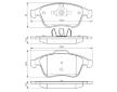 Sada brzdových destiček, kotoučová brzda BOSCH 0 986 494 556