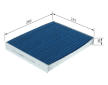 Filter vnútorného priestoru BOSCH 0 986 628 593