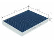 Filtr, vzduch v interiéru BOSCH 0 986 628 617