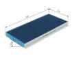 Filter vnútorného priestoru BOSCH 0 986 628 620