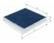 Filter vnútorného priestoru BOSCH 0 986 628 621