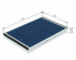 Filter vnútorného priestoru BOSCH 0 986 628 632