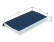 Filter vnútorného priestoru BOSCH 0 986 628 634