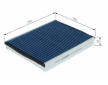 Filter vnútorného priestoru BOSCH 0 986 628 638