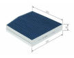 Filter vnútorného priestoru BOSCH 0 986 628 645