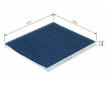 Filtr, vzduch v interiéru BOSCH 0 986 628 656