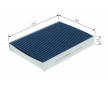 Filter vnútorného priestoru BOSCH 0 986 628 657