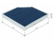Filter vnútorného priestoru BOSCH 0 986 628 659