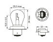 /S3/ BOSCH Žiarovka S3 6V 15W P26s Pure Light
