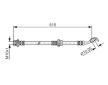 Brzdová hadica BOSCH 1 987 476 363