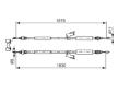 Tažné lanko, parkovací brzda BOSCH 1 987 477 202