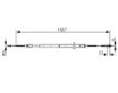 Tažné lanko, parkovací brzda BOSCH 1 987 477 881
