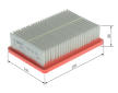 Vzduchový filter BOSCH F 026 400 756