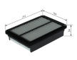 Vzduchový filter BOSCH F 026 400 766