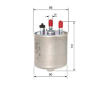 Palivový filter BOSCH F 026 402 804