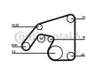 Sada žebrovaných klínových řemenů CONTINENTAL CTAM 6PK2390D1
