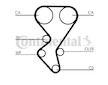 ozubený řemen CONTINENTAL CTAM CT1092